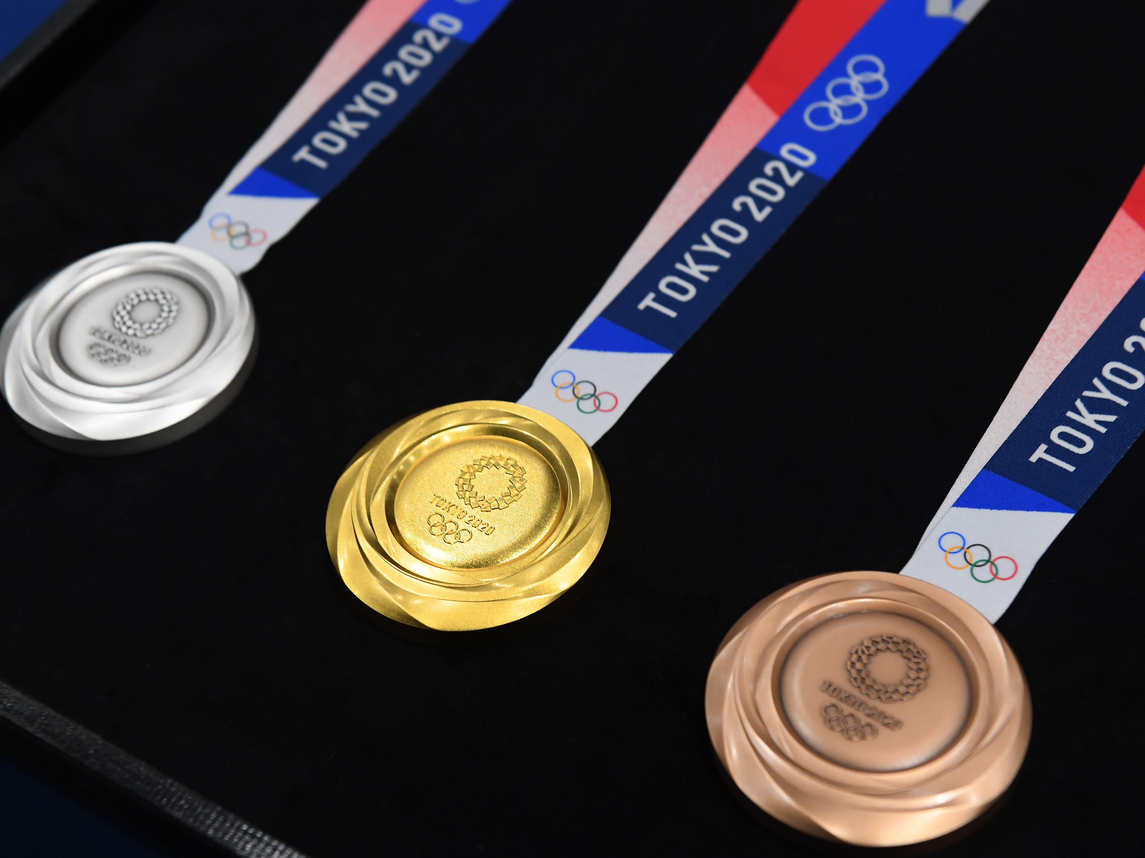 Japanese designer Junichi Kawanishi wrote that the medals are to “resemble rough stones that have been polished and which now shine with light and brilliance," according to the AP.