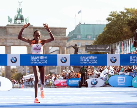 Cherono at the Berlin marathon