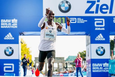 Eliud Kipchoge at the Berlin Marathon.