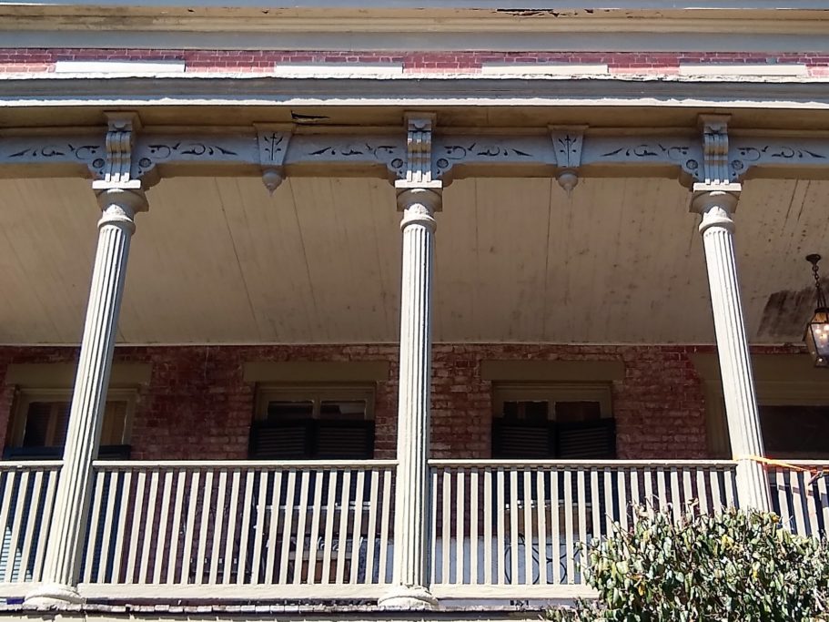 March 2020 — showing veranda detail