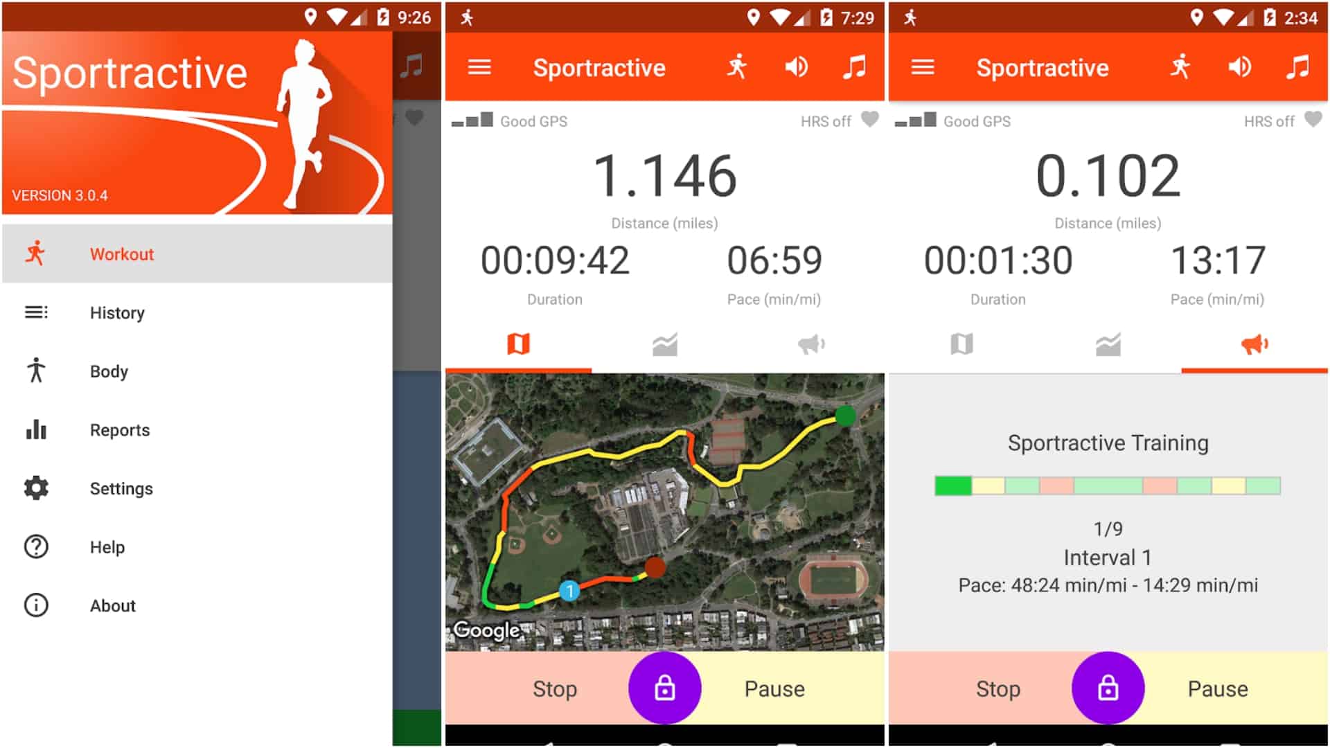 Sportractive app image March 2020