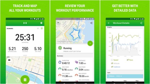 Endomondo app image March 2020