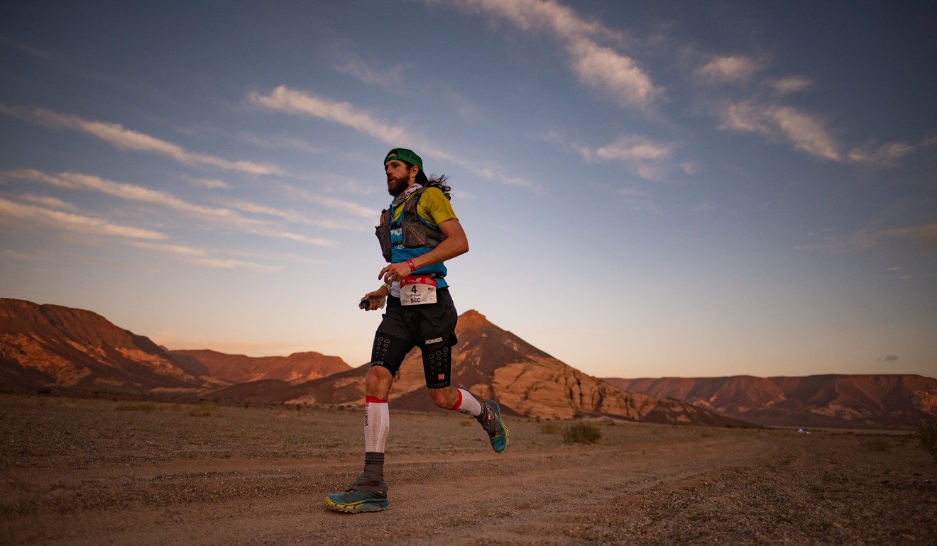 Globetrotting ultra runner Michael Wardian from the US took gold in the 83km race. Photo: Kirk Kenny/Studio Sag