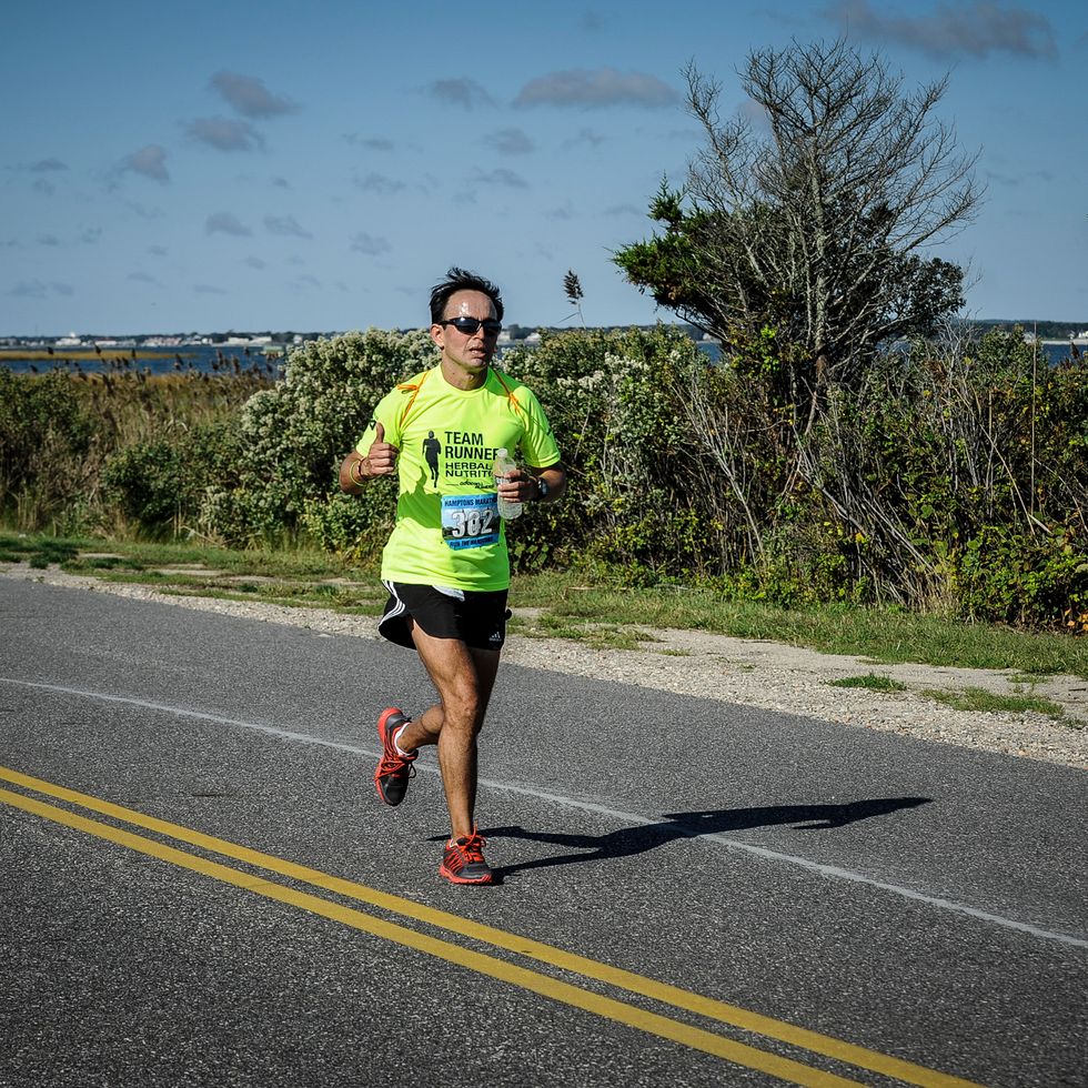 he hamptons marathon is a boston qualifier with a usatf sanctioned and certified course in addition, both the marathon and the half marathon can serve as a great training run for those runners training for the tcg nyc, marine corps or chicago marathonslast year runners from 35 states and 8 countries ran the hamptons runners of the hamptons marathon will start together with those running the half and they will finish at the same finish line the courses provide a flat, fast run through southampton village with views of the atlantic ocean and shinnecock bay