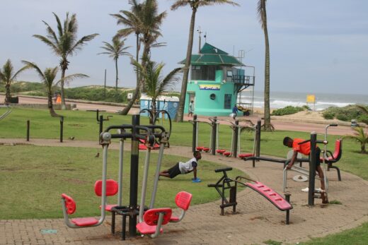 Bay of Plenty outdoor gym.