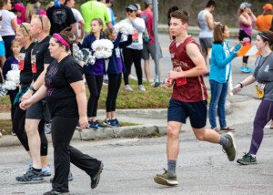 a man running