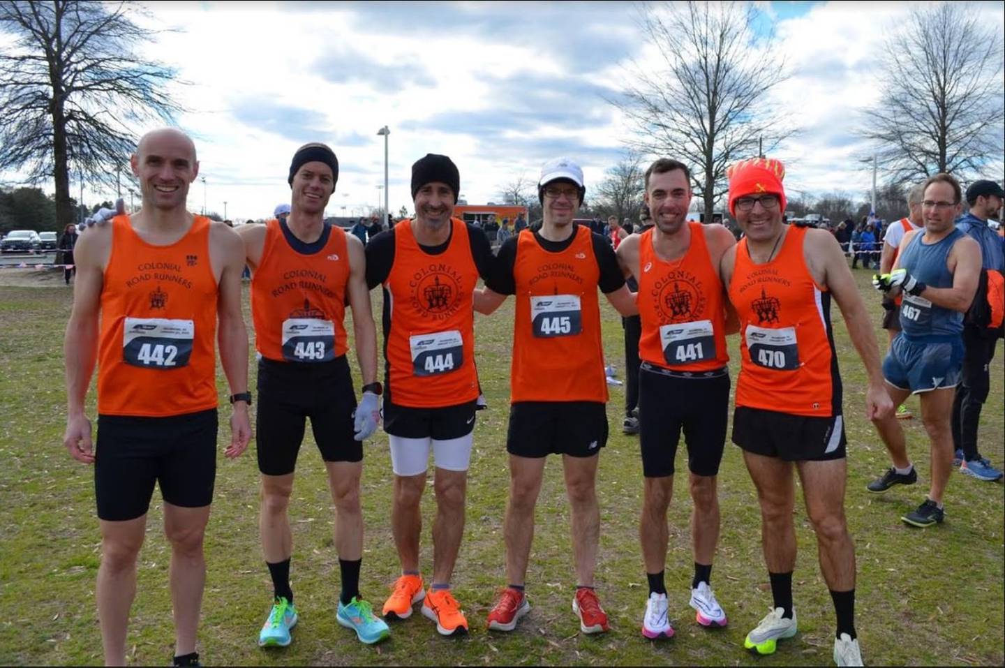 From left are Adam Otstot, Chris Pruitt, Ed Rietscha, Clark Ridge, Ryan Carroll and Mark Tompkins. Courtesy of Tim Stewart