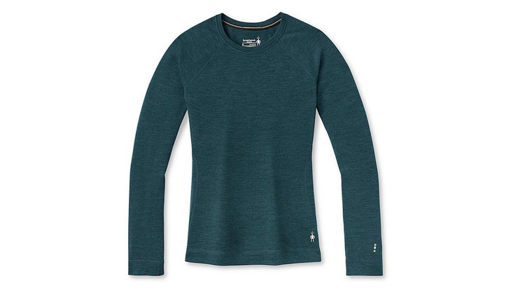 Smartwool merino base layer winter running crew