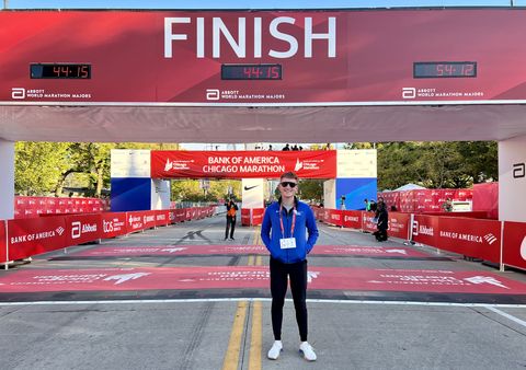 chicago marathon finish line