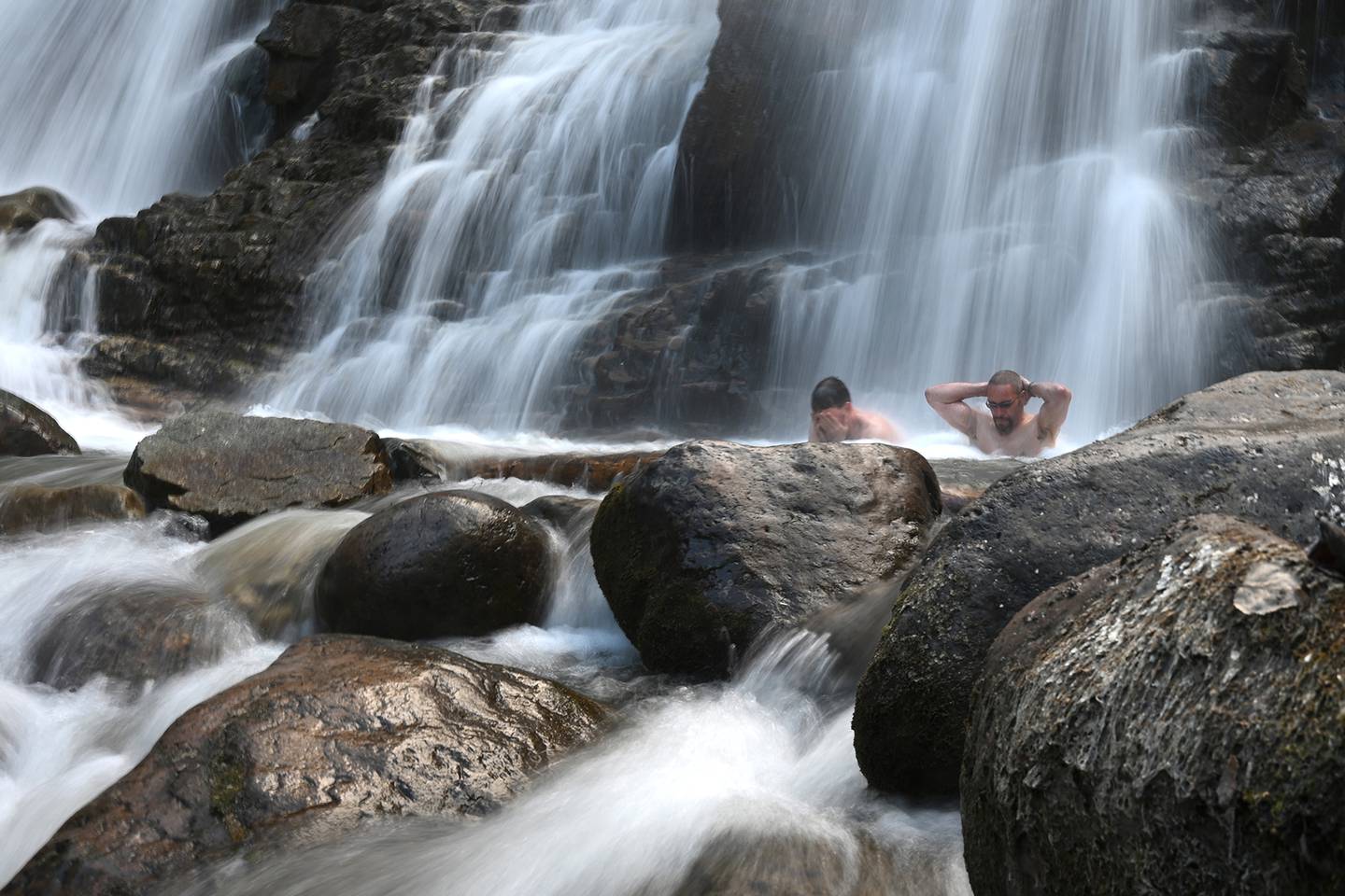 Barbara Falls on the South Fork of Eagle River 