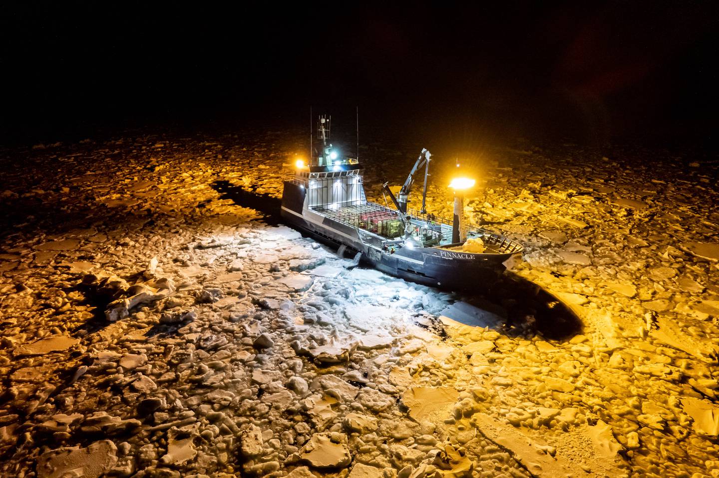 BeringSea, Pinnacle, aerial, aerials, bering sea, crab, snow crab