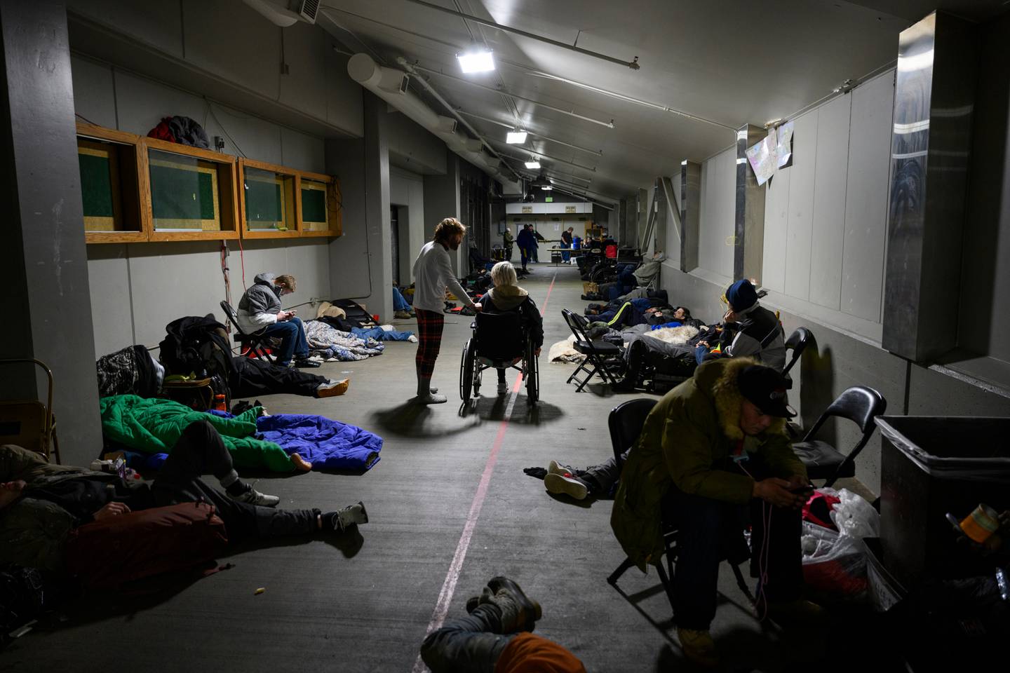 Sullivan Arena, homeless, warming area