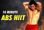  10 Minute Abs Workout Fat Burning HIIT! (Level 3) 