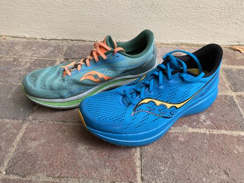 saucony endorphin speed 2 and 3 side by side
