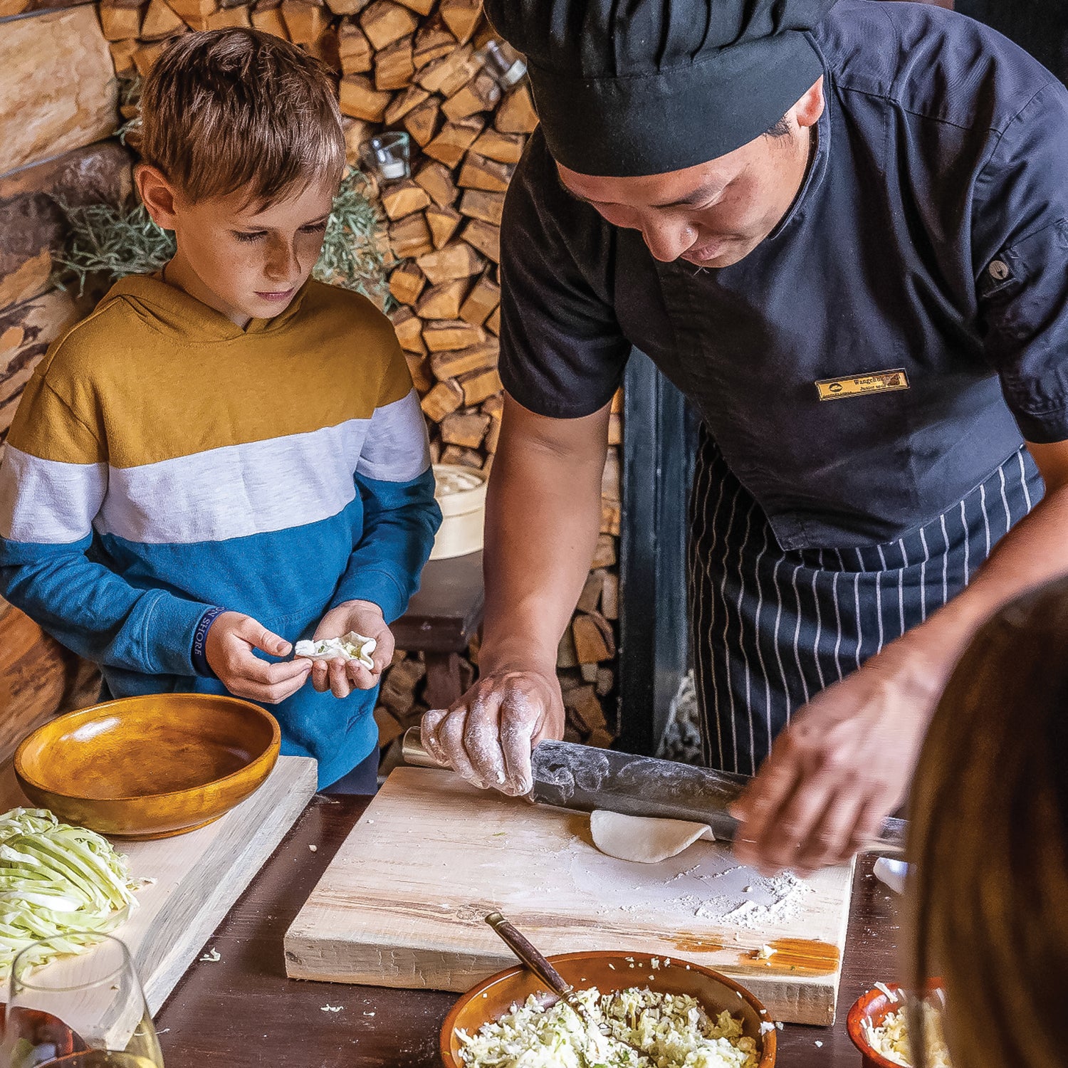 A Bhutanese cooking class at Gangtey Lodge