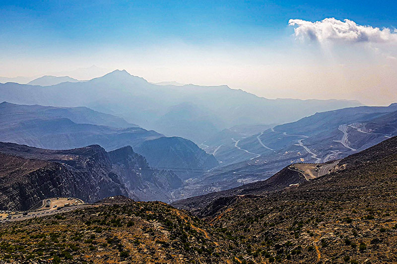 JEBEL JAIS hiking trails in UAE