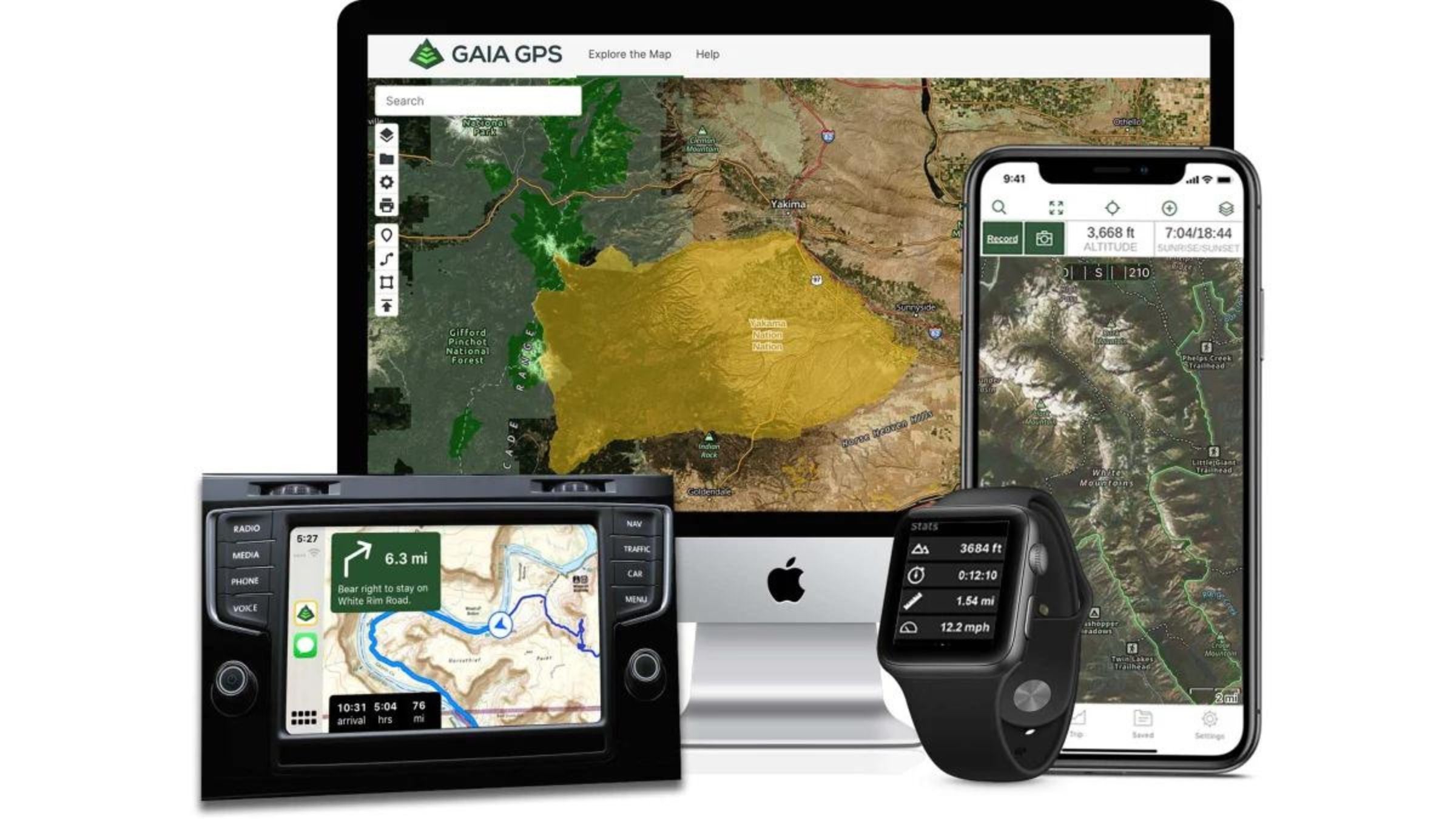 A Gaia GPS collection, part of the Triathlete Magazine subscription