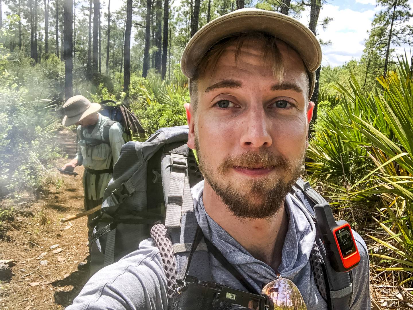 Central Florida Explorer Patrick Connolly embarks on a foraging adventure on the Florida Trail in Ocala National Forest on April 20, 2022. 
