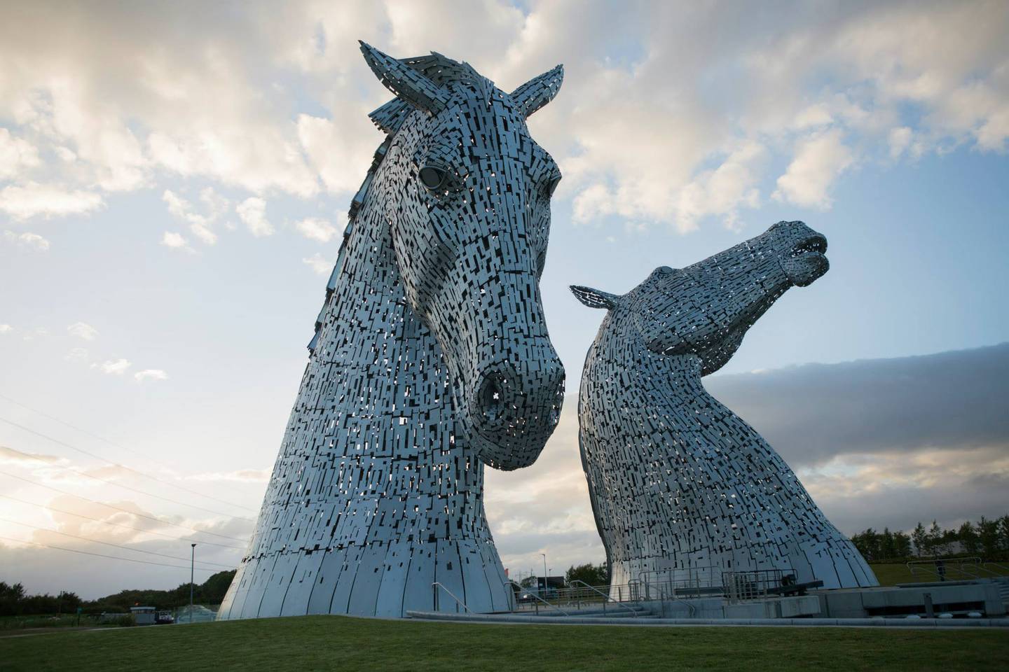 The Kelpies are a monument paying tribute to Scotland's working horses. Patrick Connolly went to great lengths to get there.
