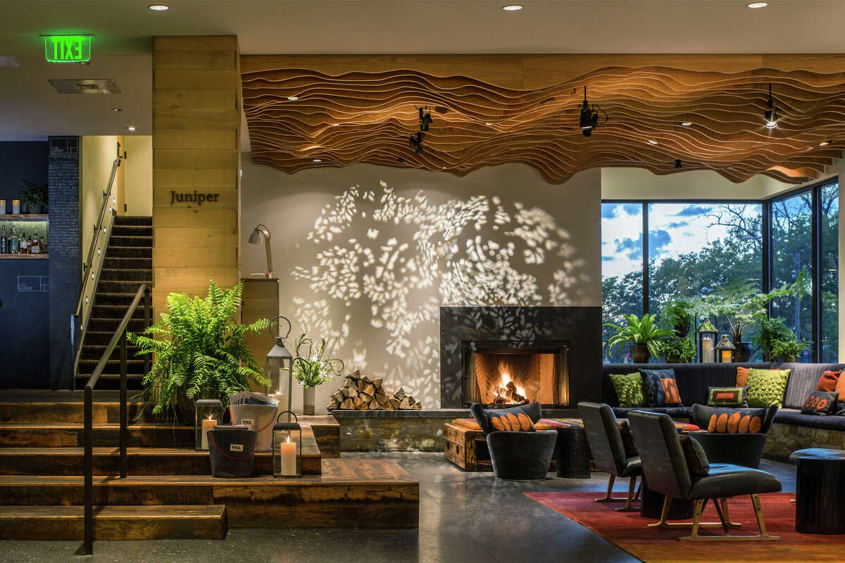 The lobby at Hotel Vermont, with its restaurant and bar, Juniper.
